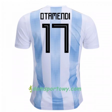 Koszulka Argentyna Otamendi 17 Domowe Koszulki Piłkarskie Mistrzostwa Świata 2018